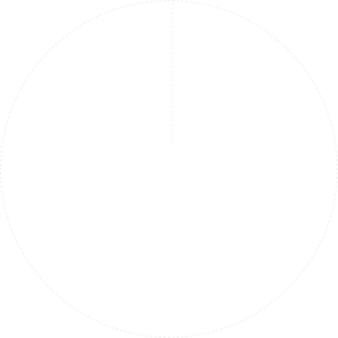 Abstract circular graphic element in blue tones